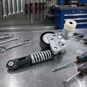 Tensor de Correa de Alto Rendimiento 6712000370, Nuevo Tensor de Correa Metálico para SSANGYONG KORANDO C, MUSSO, <span class=keywords><strong>RODIUS</strong></span>, TIVOLI - Product Image 6