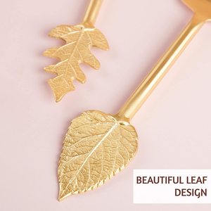 Metal Cake Server & Knife Set With Leaf Handle For Wedding Party Restaurant Home Hotel Gifting Purpose at Wholesale Price - Product Image 4