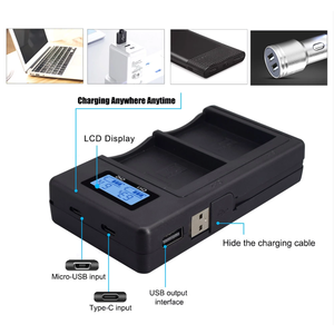 LP-E10 Batteries de caméra LP E10 LPE10 + LCD USB double chargeur pour <span class=keywords><strong>Canon</strong></span> EOS 1100D <span class=keywords><strong>1200D</strong></span> 4000D Kiss X50 X70 Rebel T3 T5 T6 LP-E10 - Product Image 1