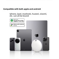 Localizador de Posicionamiento Global Universal, Sistema Dual IOS/Android, Rastreo de Objetos, Dispositivo Antipérdida, Control por Aplicación, Batería CR2032, ABS