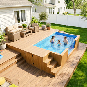 Fiberglass Container Swimming Pool New Design <b>Large</b> Ready Use Outdoor Swim Spa Ground Fiberglass Swimming Pool Kits - Product Image 2