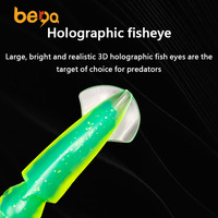 Appât souple calmar phosphorescent couleur transparente calmar doux simulation poulpe appât de pêche en mer appât