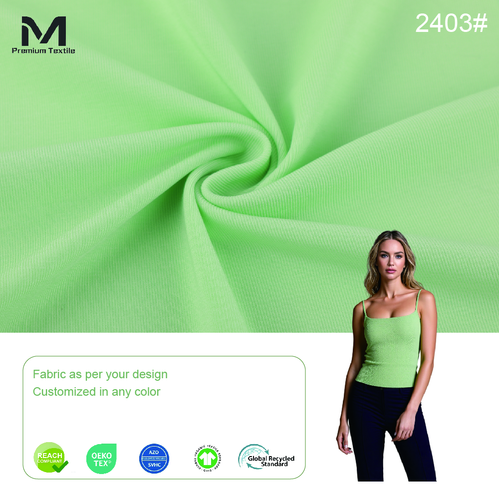 Eco-Friendly OEKO-TEX Lyocell Knit Fabric For Breathable Organic Homewear And Sustainable Perfect Choice For 2403#