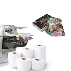 Dry minilab Inkjet rc glossy minilab photo paper for fuji DX100