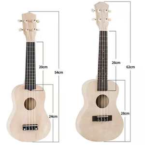 Kit Ukulele da 23 pollici strumento per <span class=keywords><strong>chitarra</strong></span> a mano pittura giocattolo per bambini 21'' - Product Image 6