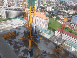 Tavolブランド完全に回転するデリックタワークレーン8Ton 50mタワークレーン解体建設に使用される高さ - Product Image 2