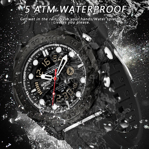 Reloj Digital Multifunción SANDA 3387 para Exteriores, Reloj de Pulsera con Doble Pantalla y Alarma, Reloj Deportivo Luminoso a Prueba de Agua - Product Image 3