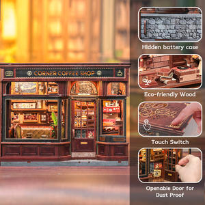 CuteBee 2025 nuovo prodotto CWGB402 libro fatto da te angolo casa in miniatura Kit 3D libro in legno Nook Craft Kit 3d puzzle per adulti - Product Image 2