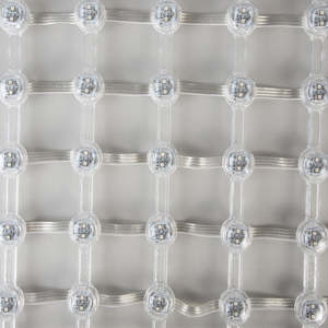 Outdoor RGB P100 <strong>Transparent</strong> <strong>Led</strong> Pixel Mesh Screen Flexible Mesh <strong>Led</strong> Display for Media Facade Event Party - Product Image 3