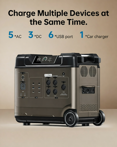 5120Wh <b>Portable</b> Power Station APP Control Powerstation EU 4000W 5000W Solar <b>Generator</b> for Home Emergency - Product Image 5