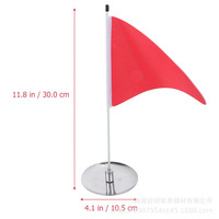 Coupelle de golf durable en acier inoxydable avec drapeau rouge vif, accessoires d'entraînement pour green de golf extérieur, modèle personnalisé, vente en gros