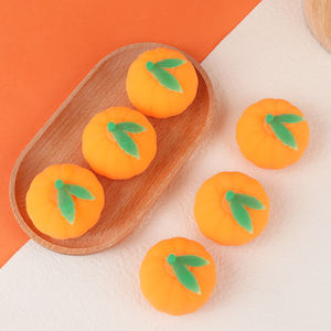 Promotional Shape TPR Stress Reliever Fidget <b>Toy</b> Pumpkin Squishy <b>Toy</b> <b>Halloween</b> Pumpkin EVA Filled Slow Rebound Moldable <b>Toy</b> - Product Image 5