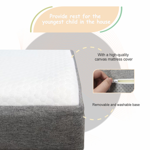 <span class=keywords><strong>Matelas</strong></span> de lit bébé respirant et durable de 6 pouces, blanc, avec mousse à mémoire de forme intelligente – Vente chaude - Product Image 4