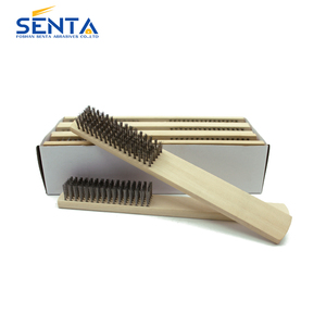Brosse à fils en <span class=keywords><strong>laiton</strong></span> de haute qualité, <span class=keywords><strong>nettoyage</strong></span> de fils avec manche en bois - Product Image 4
