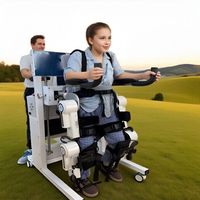 Exosquelette d'entraînement à la marche avec système de réglage intelligent, aide à la marche pour la rééducation des patients hémiplégiques suite à un AVC