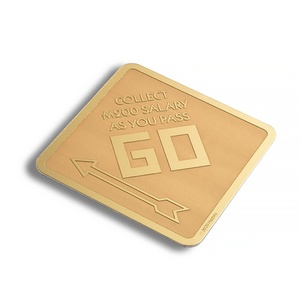 ที่รองแก้วโลหะลายโลโก้แบบนูน ดีไซน์สั่งทำพิเศษ สำหรับกาแฟ ขายดี หรูหรา - Product Image 6