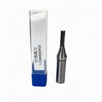 Fraise à dégrossir TCT 1/2x6*H20mm à 3 cannelures avec brise- copeaux pour bois, fraise de défonceuse CNC pour élimination de matériaux lourds