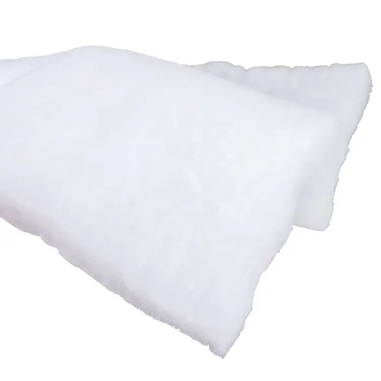Thermal nonwoven polyester / cotton microfiber quilt filling material