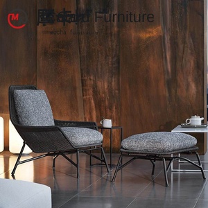 <span class=keywords><strong>Chaise</strong></span> 3 places pliable haut de gamme <span class=keywords><strong>en</strong></span> <span class=keywords><strong>rotin</strong></span> <span class=keywords><strong>tressé</strong></span>, design moderne, durable et imperméable pour hôtels et jardins - Product Image 1