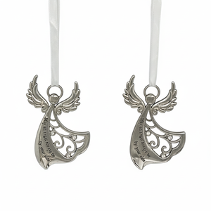 Árbol de Navidad colgante Ángel adornos Metal vacaciones figuritas decorativas lujo festivo fiesta en casa regalos de temporada - Product Image 1