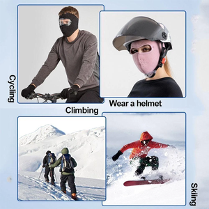 Máscara Facial de Ciclismo para Invierno, Cortavientos, para Hombres y Mujeres, para Esquí, Snowboard, Motociclismo, Deportes al Aire Libre, Pasamontañas, Gorro Cálido y Transpirable - Product Image 6