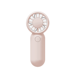 휴대용 미니 핸드헬드 USB 쿨링 팬 고속 강풍 접이식 플라스틱 가정 및 야외용 영어 설명 - Product Image 1