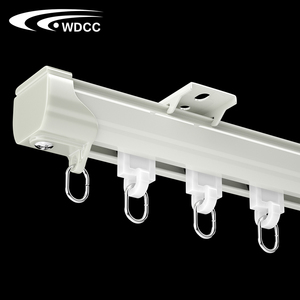 Rèm đường sắt Rèm Runner Trần treo tường nhiệm vụ nặng nề nhôm trượt Trần S sóng rèm theo dõi - Product Image 1