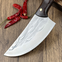 Couteau de boucher couperet forgé en bois massif de Style chinois pour poulet cochon boeuf mouton pour cuisine et couteau à poisson à viande en plein air