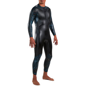 Traje de neopreno CR de manga larga para hombre y mujer, traje de baño para triatlón, piel lisa, precio de fábrica - Product Image 2