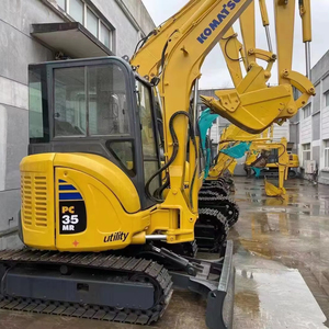 Pelle hydraulique Komatsu PC35MR d'occasion économique avec moteur Cummins, capacité de godet de 1,7 m³, poids opérationnel de 29 tonnes, faible consommation de carburant - Product Image 1