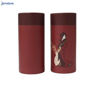 Emballage de boîte en tube de papier biodégradable avec logo personnalisé et écologique avec logo personnalisé - Product Image 3