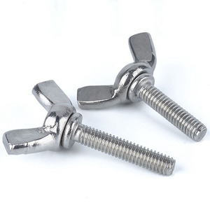 1/4-20 In acciaio inox 304 Ala di farfalla testa di vite di pollice - Product Image 2