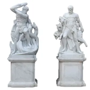 有名なローマ皇帝の彫刻、オクタヴィアヌス・アウグストゥスの大理石像、販売中 - Product Image 4