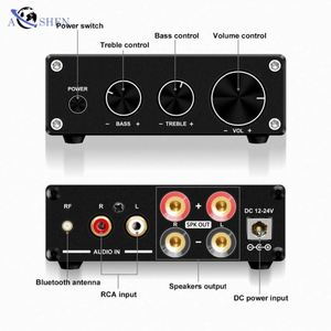 ลำโพงวางหิ้งขนาดเล็ก Aoshen 100W*2 พร้อมเครื่องขยายเสียงดิจิตอล Class D แบบสเตอริโอ รองรับบลูทูธ สำหรับมืออาชีพ - Product Image 5