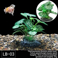 Plantes aquatiques artificielles pour aquarium, texture réaliste en tissu souple, matériau en résine, décoration esthétique pour aquarium