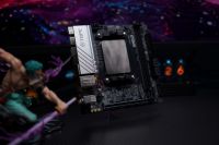 Motherboard Mini ITX TOPC R7-8845HS SATA Grafis Terintegrasi RAM 64GB DDR5 USB4 Komputer Desktop untuk Gaming & Kantor