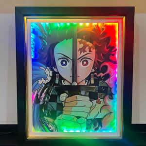 Chaude Uchiha <span class=keywords><strong>Sasuke</strong></span> Luffy Anime 3d Lampe Stéréoscopique Cadre <span class=keywords><strong>Photo</strong></span> Lumière LED DBZ Goku LED Boîte À Lumière En Plein Air Cosplay Papier Artisanat Cadeau - Product Image 4