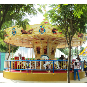 Commercial 36 Seats <b>Carousel</b> - Customizable LED Music Large Capacity Cultural Tourism Ride - Product Image 6