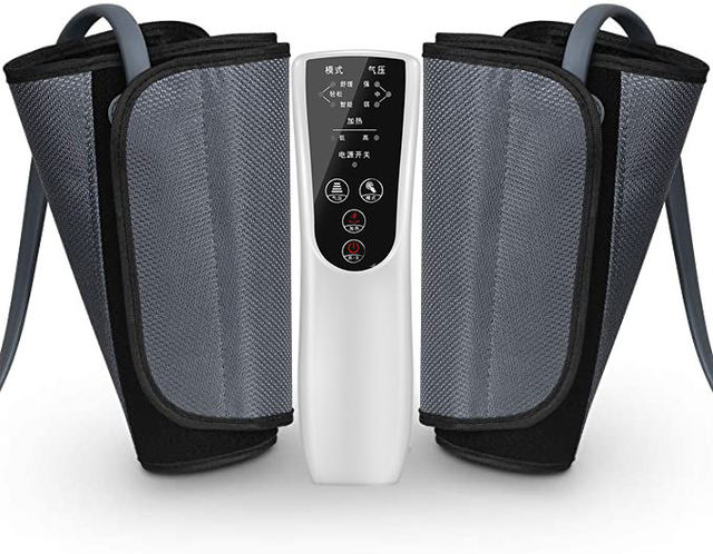 Pneumatic Leg Air Massager with Heat Circulation & Compression Feature Foot Massage Machine