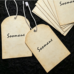 Custom Luxury Waterproof Swing Hangtag for Clothing Socks Shoes Bags Bottle Gifts Hanging Garment Tag - Product Image 3