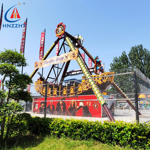 Emocionantes juegos de paseos en barco <span class=keywords><strong>pirata</strong></span> para diversión Feria Parque de entretenimiento Fibra de vidrio duradera Metal Capacidad para 24 personas 17KW Potencia al aire libre - Product Image 5