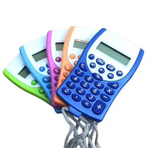 Copllent Lanyard Calculadora electrónica Regalo Colorido Pequeño Calculadora básica Calculadora simplemente digital - Product Image 5