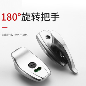 Zinc Alloy Toilet Partition <b>Bracket</b> Floor Mount Adjustable Support Bathroom Hardware Accessory - Product Image 4