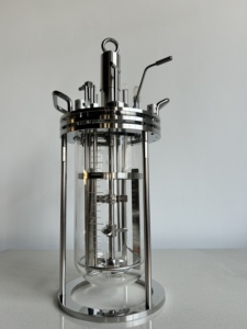 Bioréacteur à double paroi en verre TOPTION 2-1000L avec contrôle automatique PLC, compartiment unique, cellule multi-tension (110V-380V) - Product Image 5