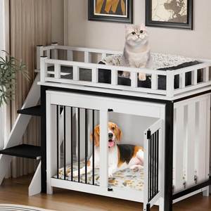 Muebles universales para mascotas de estilo <span class=keywords><strong>escalera</strong></span> modernos y simples para gatos y perros <span class=keywords><strong>Cama</strong></span> <span class=keywords><strong>nido</strong></span> para mascotas de dos pisos transfronteriza - Product Image 2