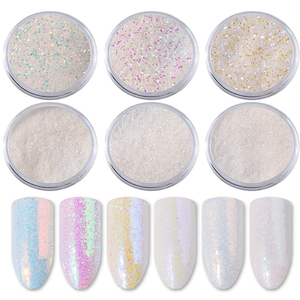 6 pièces/ensemble Paillettes <span class=keywords><strong>sirène</strong></span> brillantes 3D pour <span class=keywords><strong>nail</strong></span> <span class=keywords><strong>art</strong></span>, pigment chromé, <span class=keywords><strong>poudre</strong></span> à paillettes pour ongles, décoration à <span class=keywords><strong>effet</strong></span> super brillant - Product Image 1