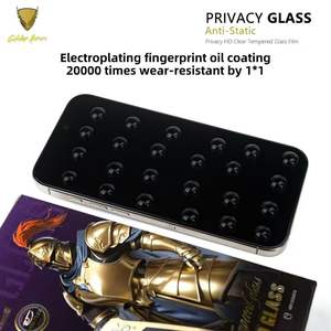 Armure dorée 0,25 mm Og Verre anti-espion Films de protection de la vie privée Films de protection d'écran en verre trempé pour <span class=keywords><strong>Samsung</strong></span> S26 ultra S25+ - Product Image 5