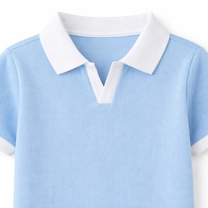 Chemises polo à manches courtes en gros, haute qualité, pour garçons, brodées, col polo, <span class=keywords><strong>t</strong></span>-shirts vintage, chemises de golf - Product Image 3