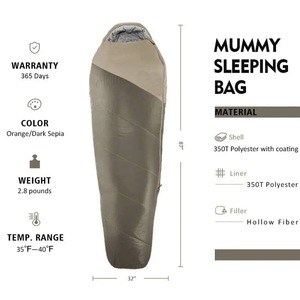Feistel y <span class=keywords><strong>Goodwin</strong></span>-saco de dormir de plumas de pato para acampar al aire libre para adultos with tejido impermeable Ripstop - Product Image 6