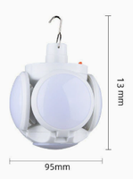 Lampes solaires super lumineuses rechargeables pliables portables pour le jardin, la tente, le camping, LED, CRI 90, dimmables, ABS, IP65